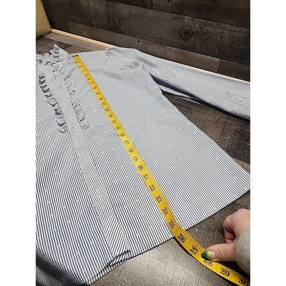 Vintage Clothing Koret City Blues Ruffled Colar /Front Women's small - Picture 9 of 10